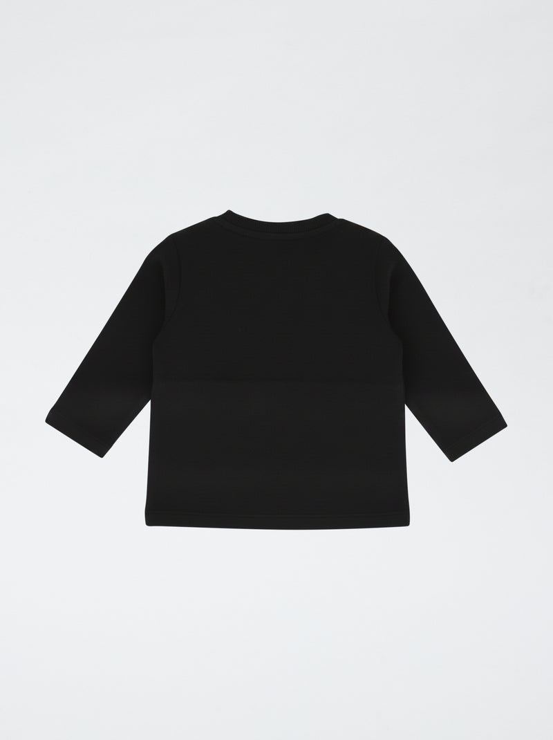 Langarm-T-Shirt "Nirvana" Schwarz - Kiabi