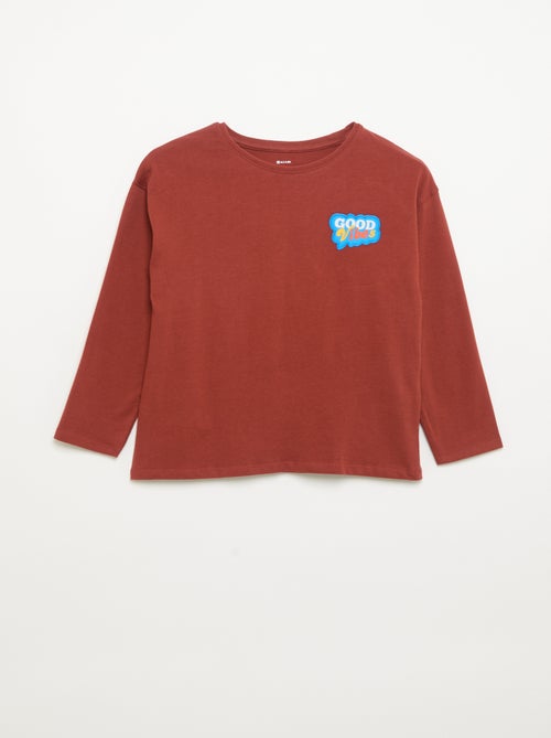 Langarm-T-Shirt - Kiabi