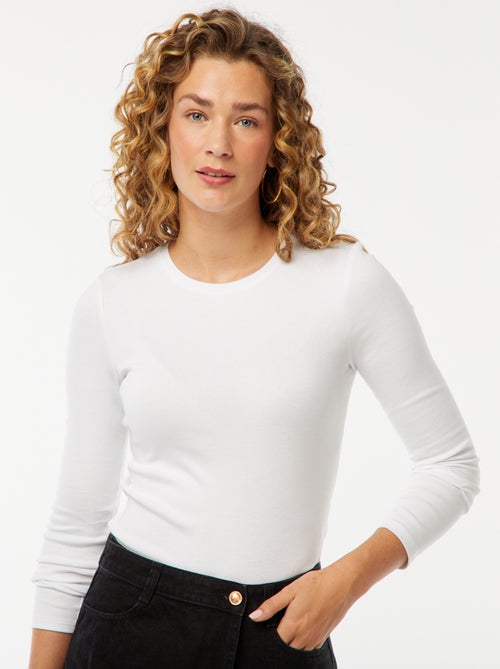 Langarm-T-Shirt - Kiabi