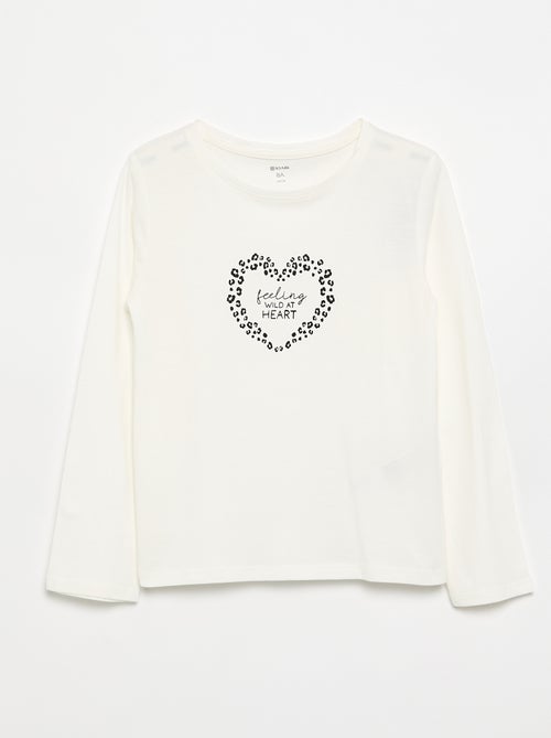 Langarm-T-Shirt - Kiabi