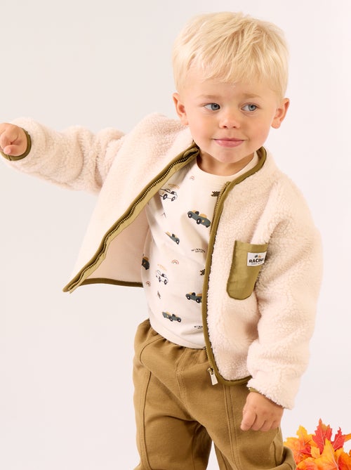 Langarm-Teddyfleece-Jäckchen - Kiabi
