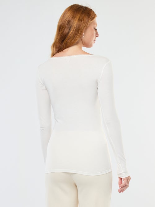Langarm-Unterzieh-T-Shirt - Kiabi