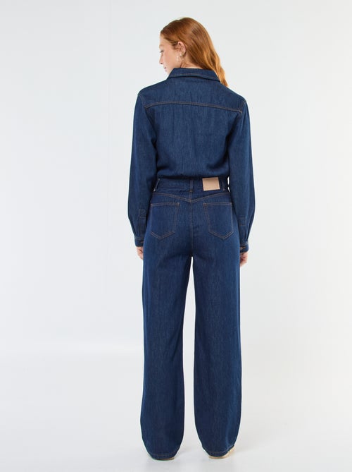 Langärmliger Jeans-Overall - Kiabi