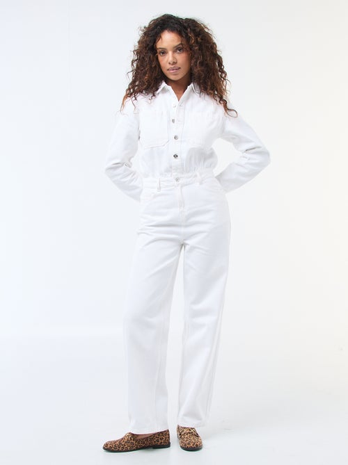 Langärmliger Jeans-Overall - Kiabi