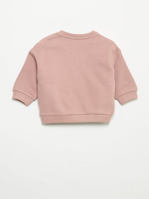 Langärmliges Sweatshirt aus Molton - Kiabi Langärmliges Sweatshirt aus Molton - Kiabi