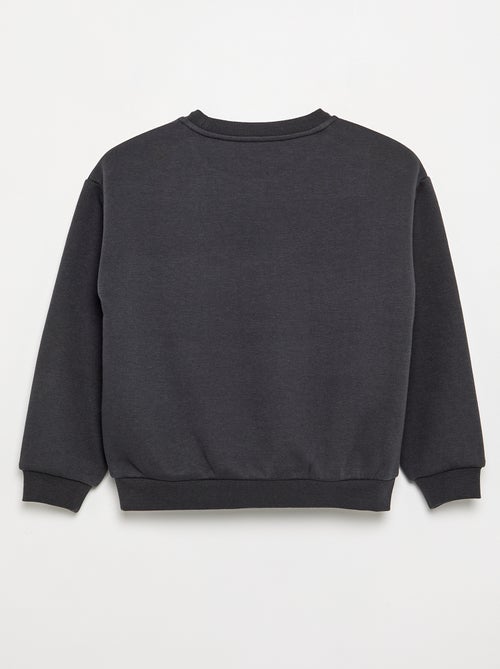 Langärmliges Sweatshirt mit Aufdruck - Kiabi