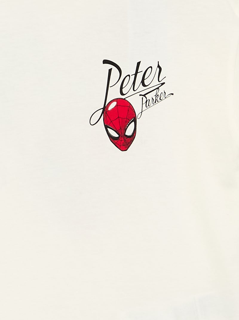 Langärmliges T-Shirt 'Marvel' 'Spider-Man' Weiß - Kiabi