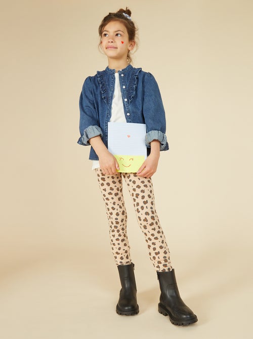 Lange Jersey-Leggings - Kiabi Lange Jersey-Leggings - Kiabi