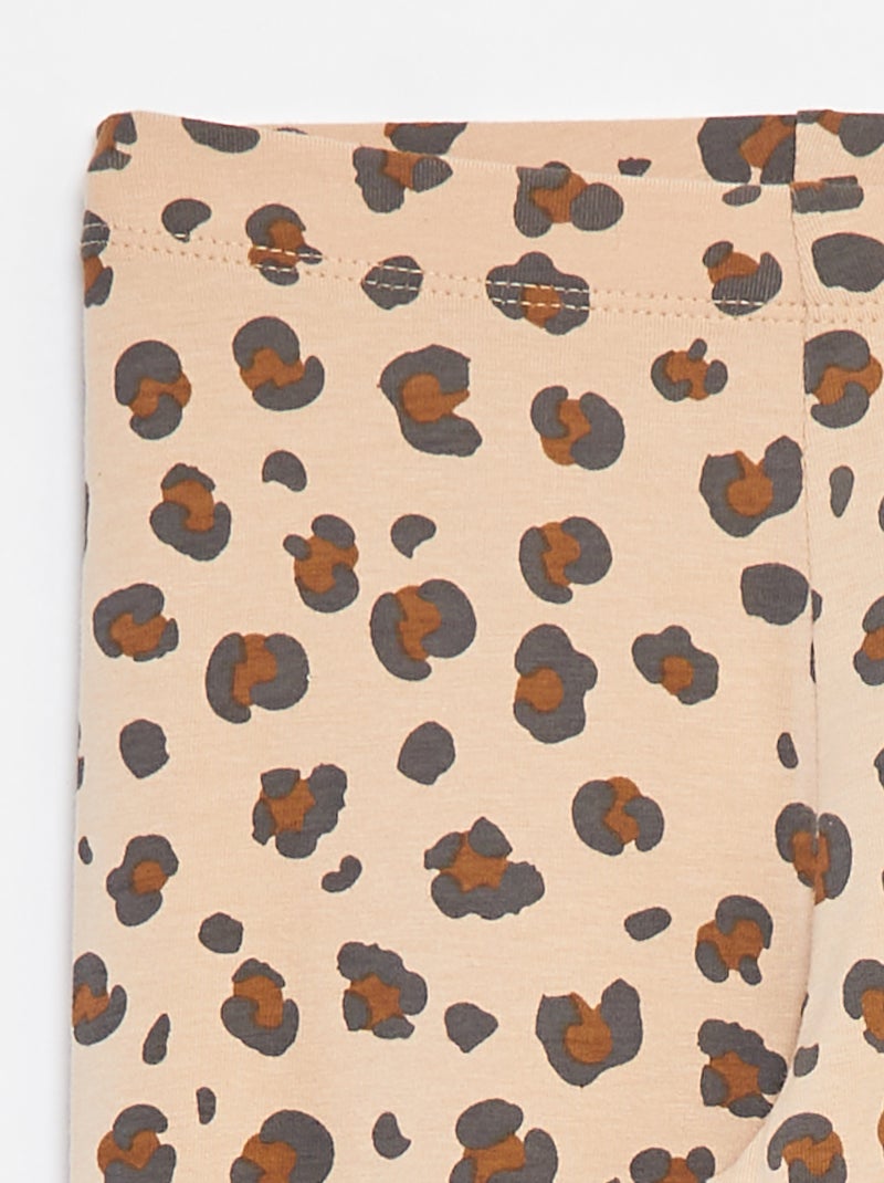 Lange Jersey-Leggings Leopard - Kiabi