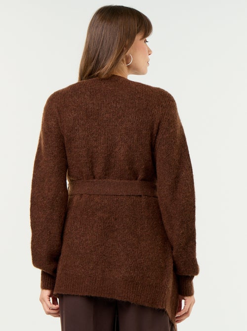Lange Umstands-Cardigan aus Mohair-Mischung - Kiabi