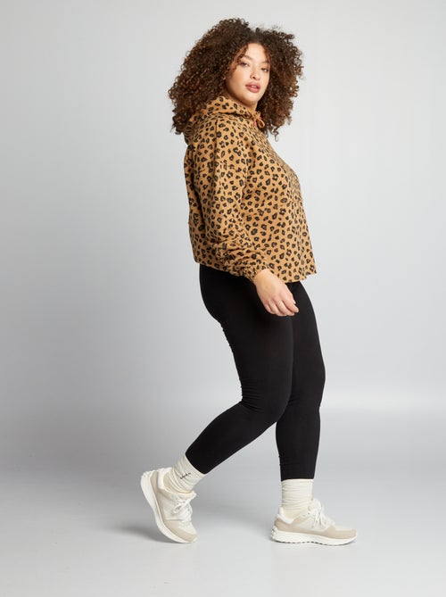 Langer Baumwoll-Legging - Kiabi