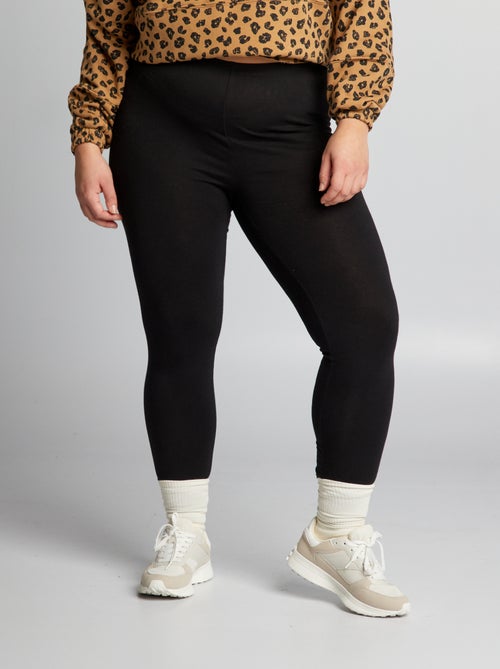 Langer Baumwoll-Legging - Kiabi