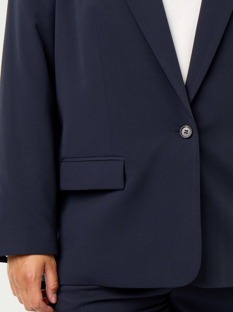 Langer Blazer Bleu - Kiabi