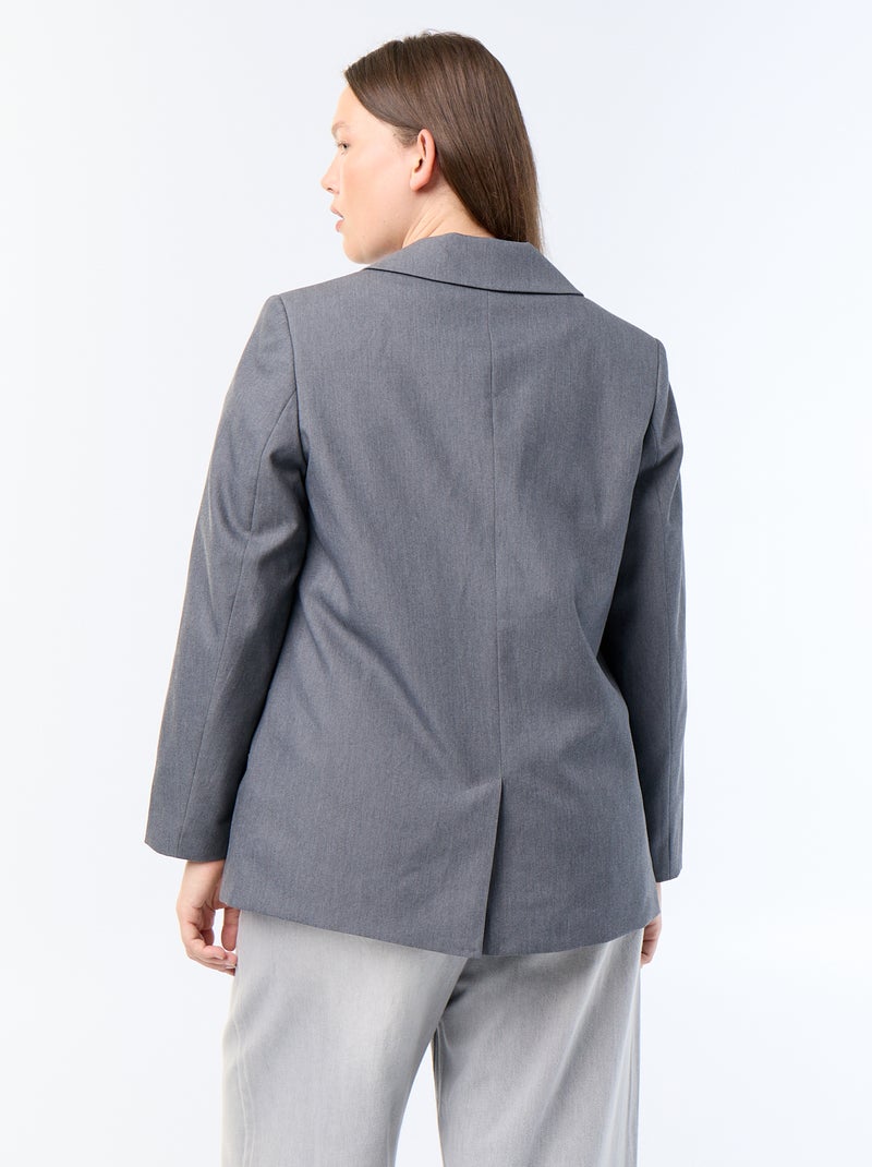 Langer Blazer Grau - Kiabi