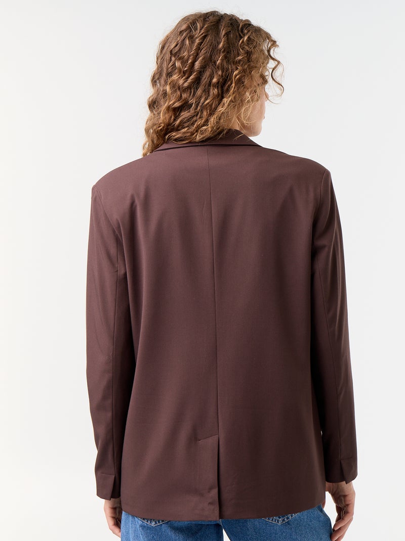 Langer Blazer Marron - Kiabi