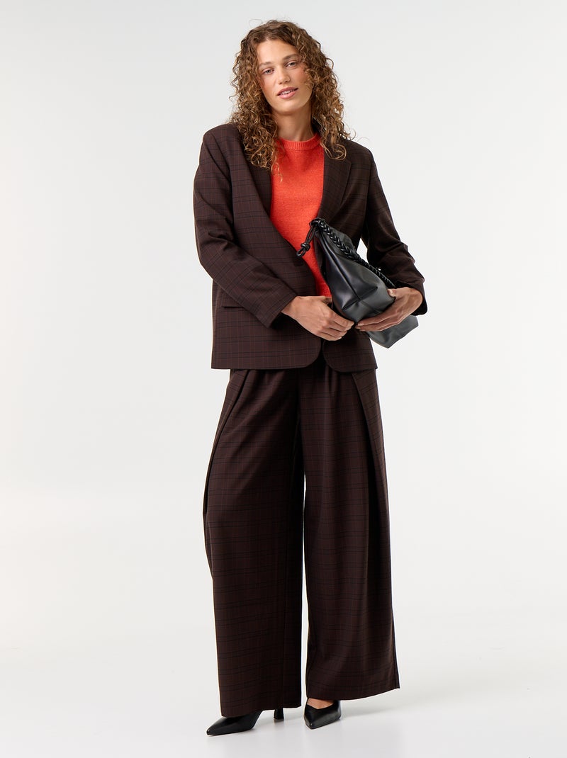 Langer Blazer Marron - Kiabi