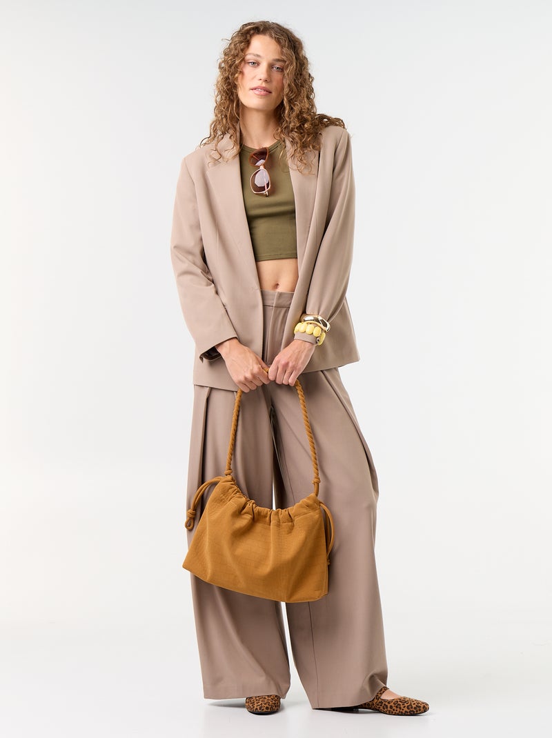 Langer Blazer Marron - Kiabi