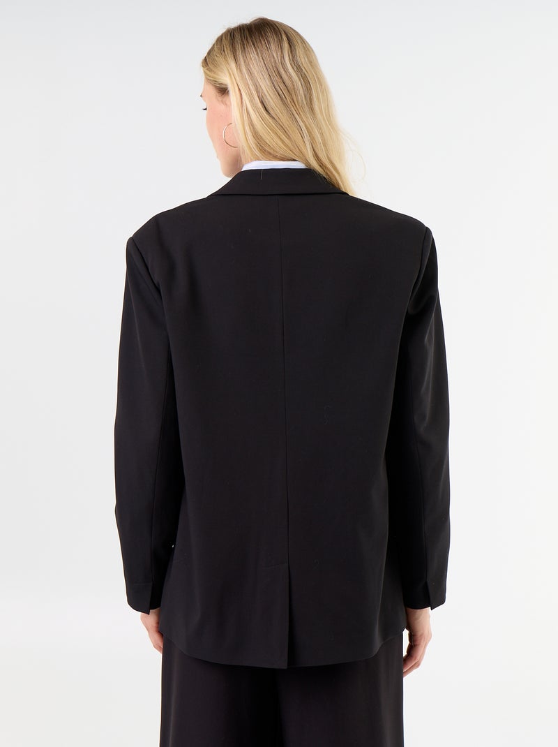 Langer Blazer Noir - Kiabi