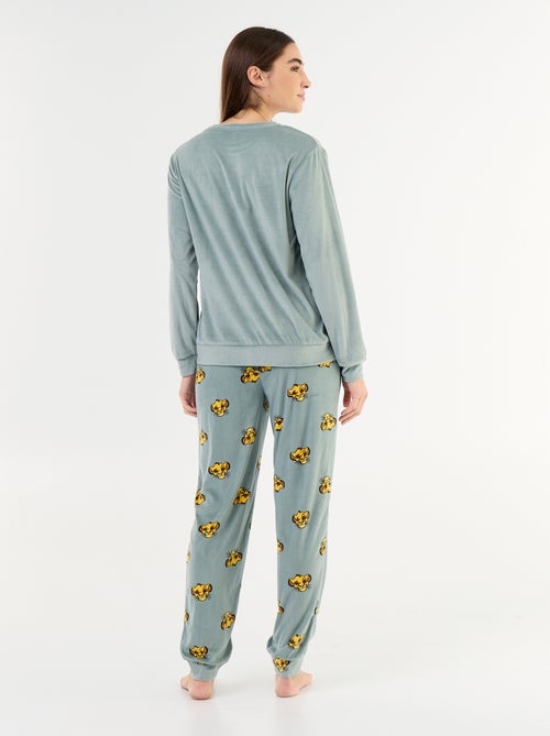 Langer 'Disney'-Pyjama mit Print – 2-teilig - Kiabi