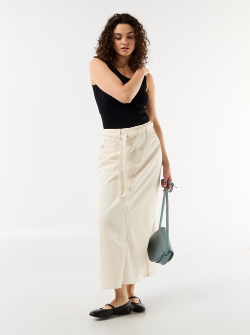Langer Jeansrock - Kiabi