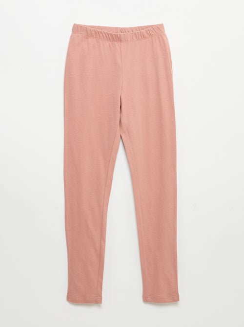 Langer Pyjama aus Baumwolljersey - 2-teilig - Kiabi