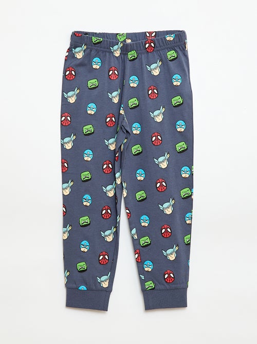 Langer Pyjama mit 'Marvel'-Print - Kiabi