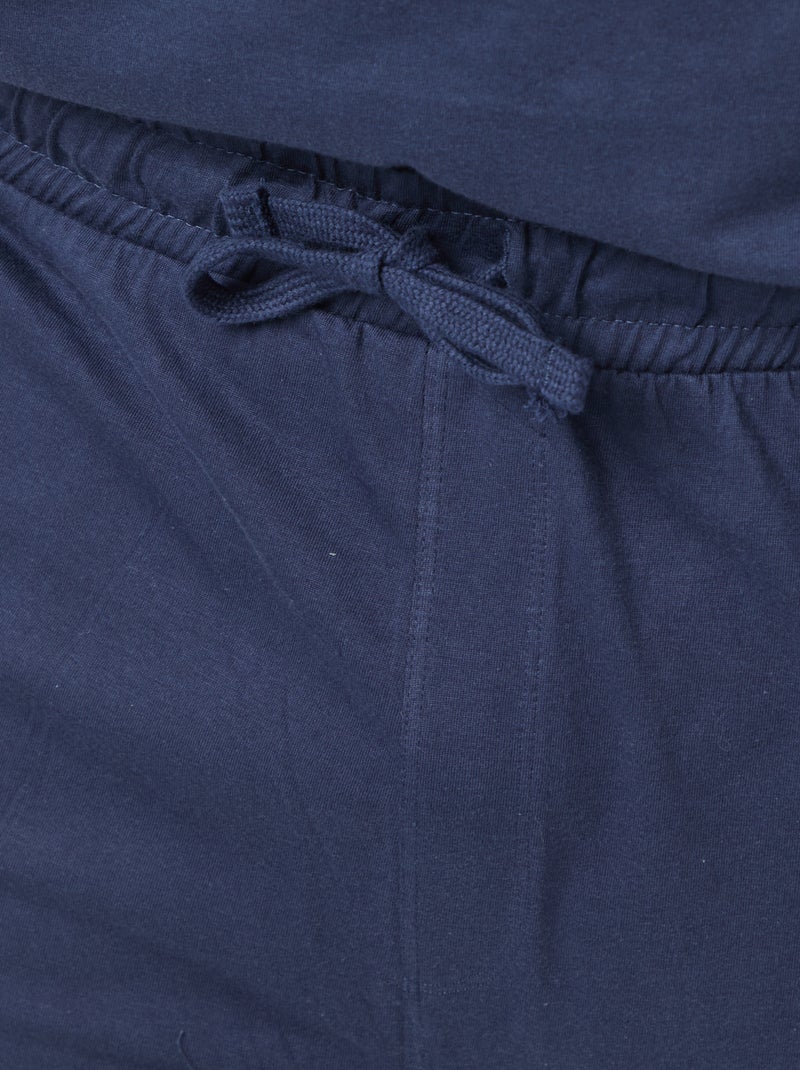 Langer Pyjama mit 'Star Wars'-Print – 2-teilig Blau - Kiabi