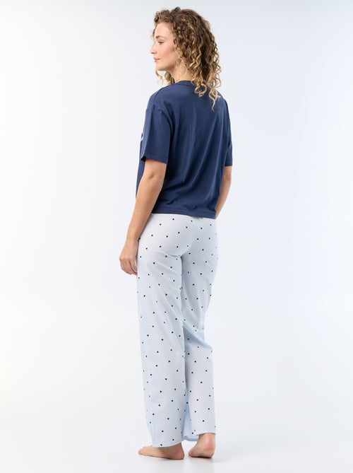 Langer Pyjama 'Stitch' – 2-teilig - Kiabi