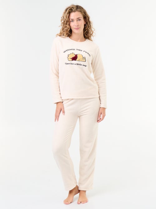 Langer Pyjama "Winnie" von "Disney" aus Fleece - 2-teilig - Kiabi