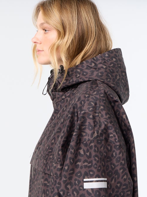 Langer, wasserabweisender Parka mit Kapuze - Kiabi