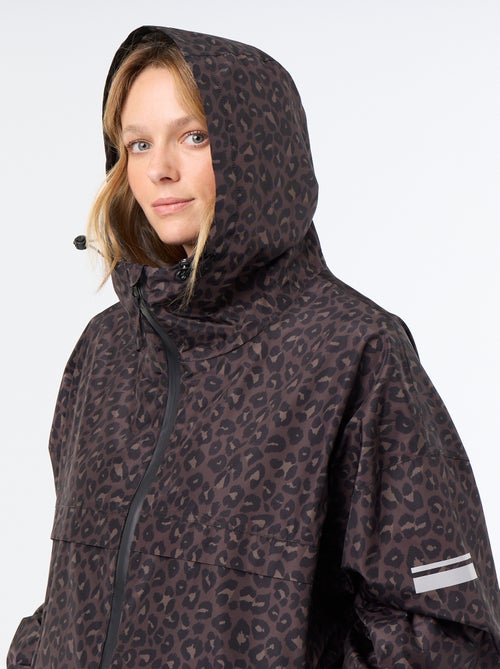 Langer, wasserabweisender Parka mit Kapuze - Kiabi