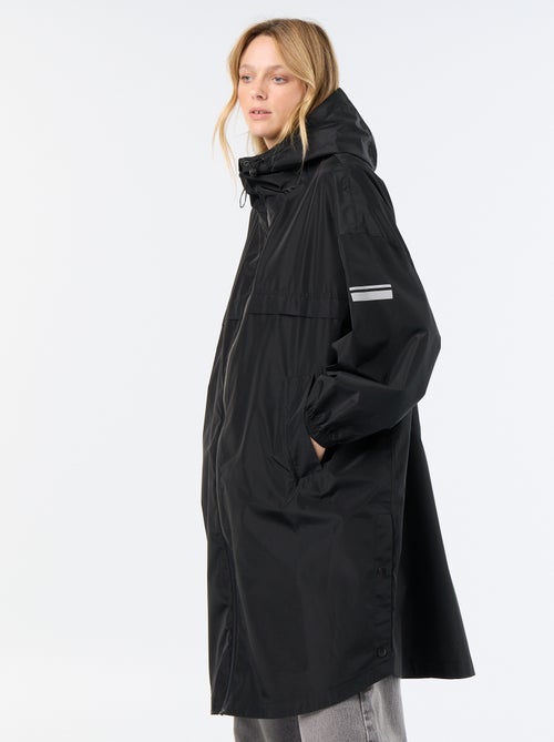 Langer, wasserabweisender Parka mit Kapuze - Kiabi