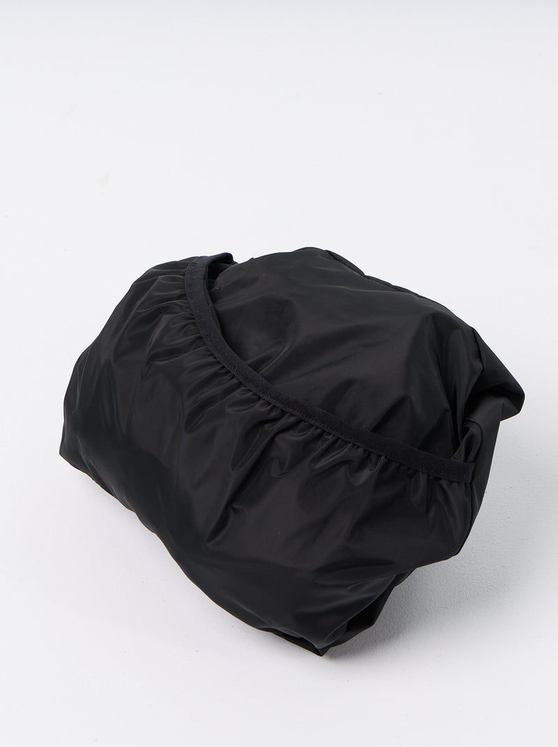 Langer, wasserabweisender Parka mit Kapuze Noir - Kiabi