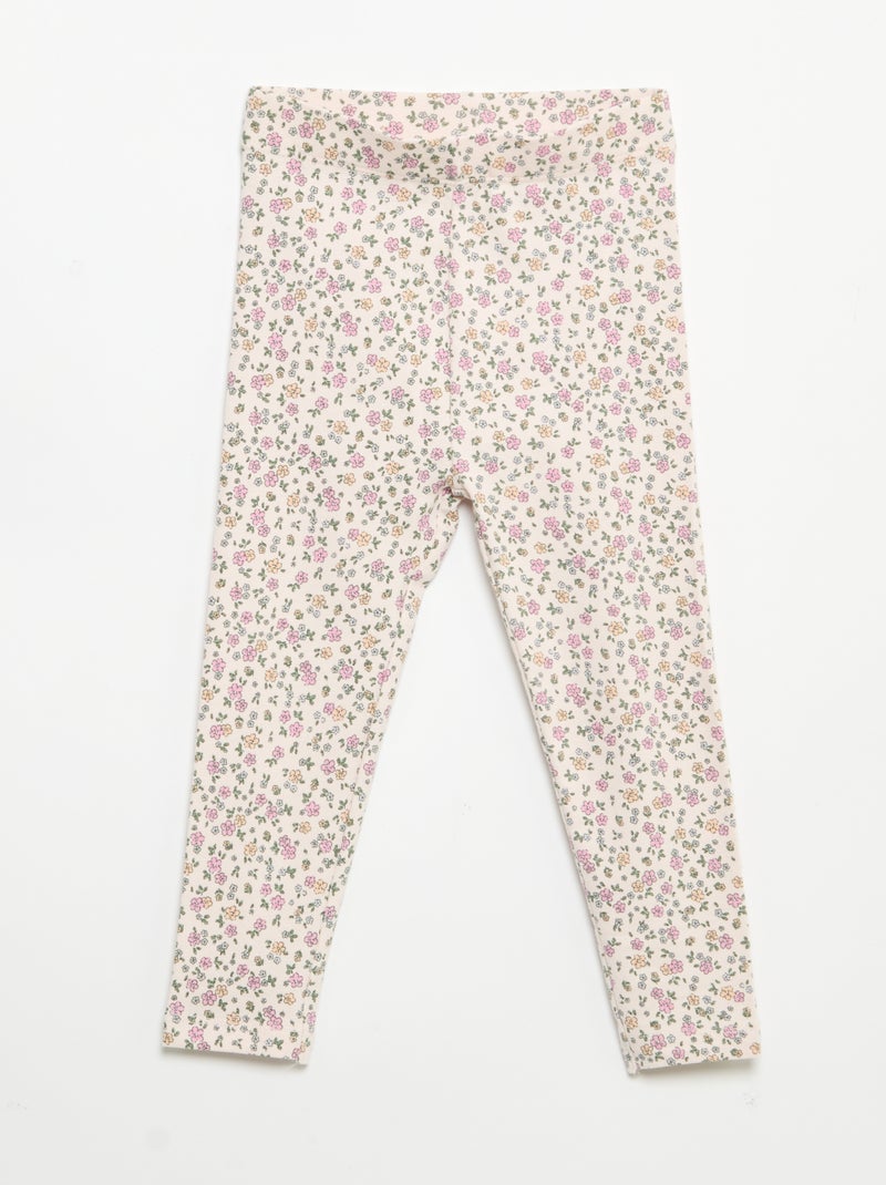 Langes bedrucktes Legging Rosa - Kiabi