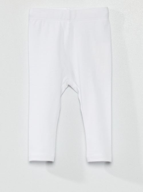 Langes, einfarbiges Jersey-Legging - Kiabi