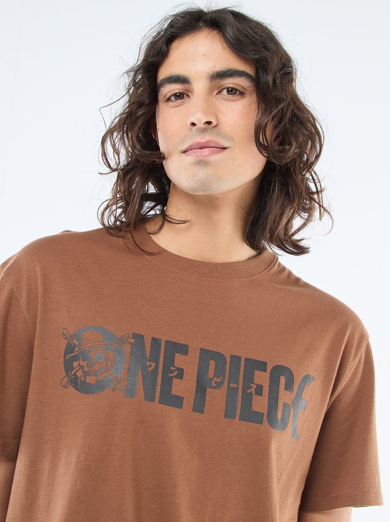 Langes Pyjama-Set 'One Piece' - 2-teilig Grau - Kiabi