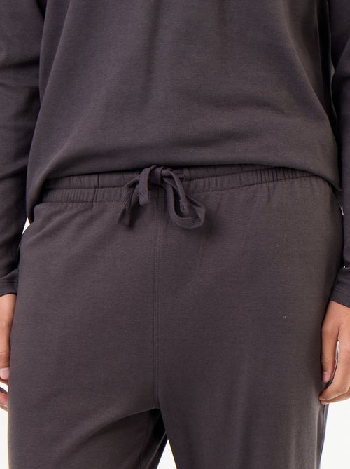 Langes Pyjama-Set T-Shirt + Hose - 2-teilig - Kiabi