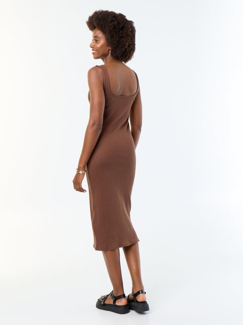 Langes Rippkleid - Kiabi Langes Rippkleid - Kiabi