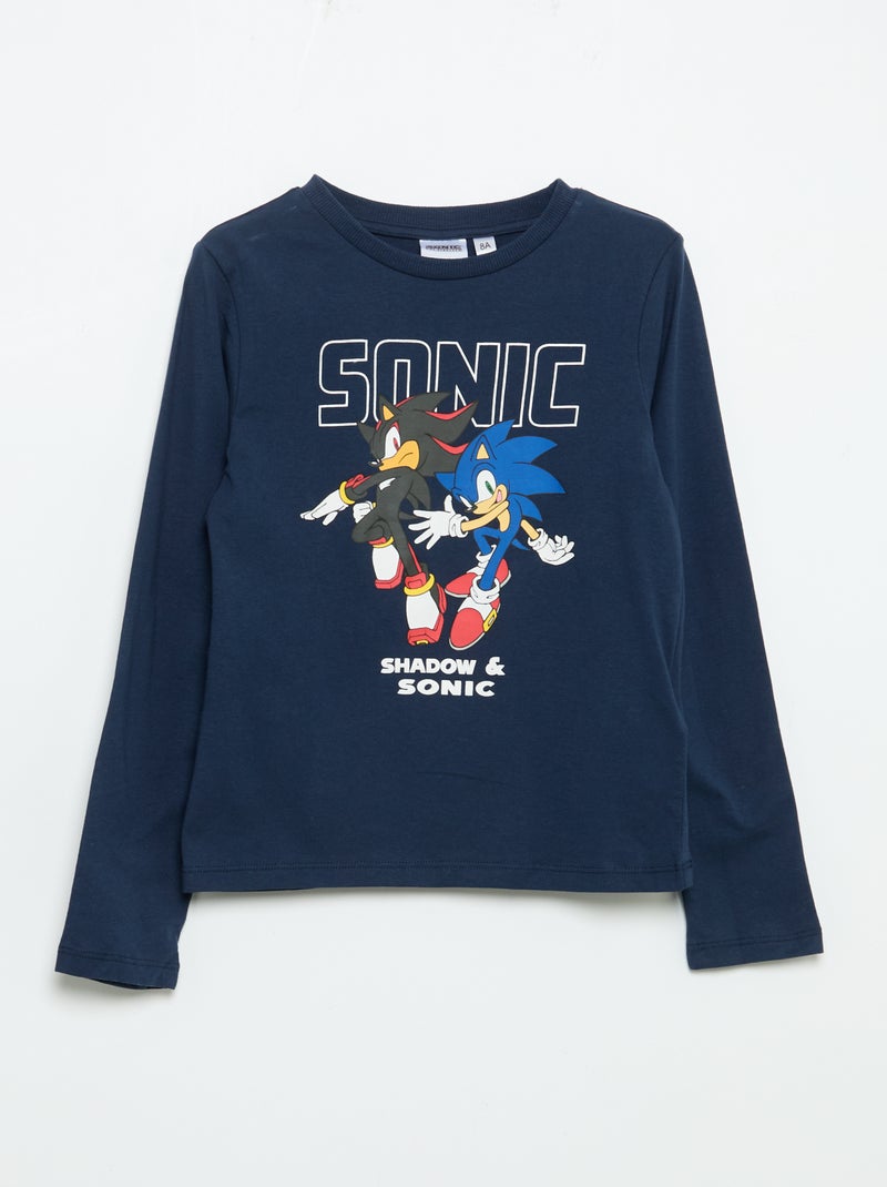 Langes 'Sonic' Pyjama-Set - 2-teilig Bleu - Kiabi