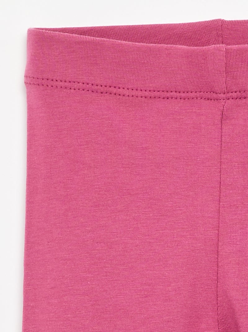 Langes unifarbenes Legging Lila - Kiabi