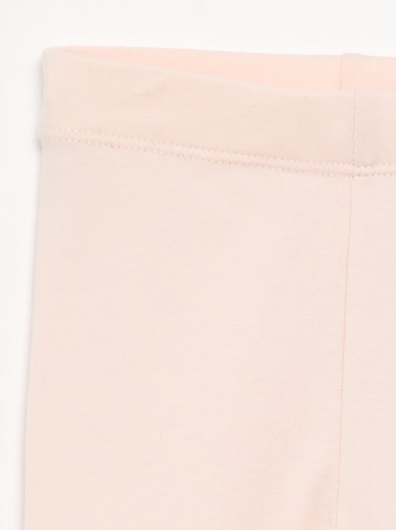 Langes unifarbenes Legging Rosa - Kiabi