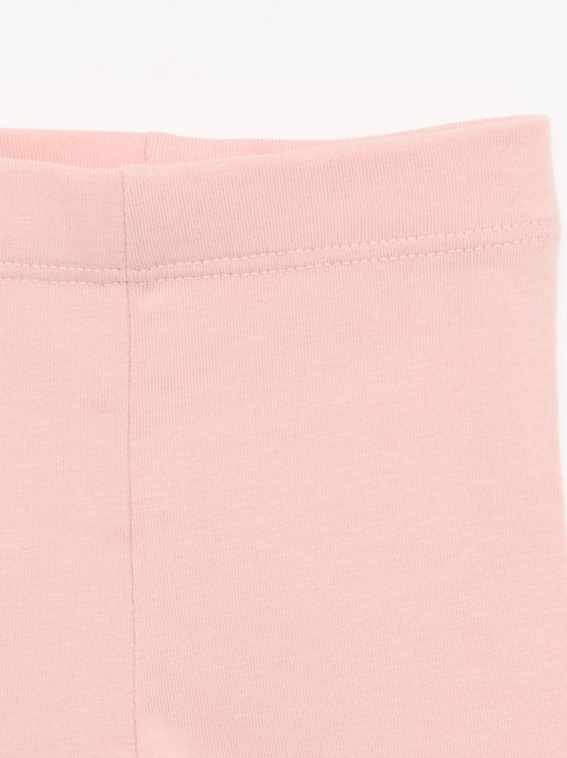 Langes unifarbenes Legging Rosa - Kiabi