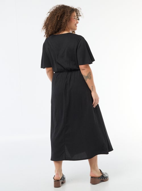 Langes Wickelkleid - Kiabi