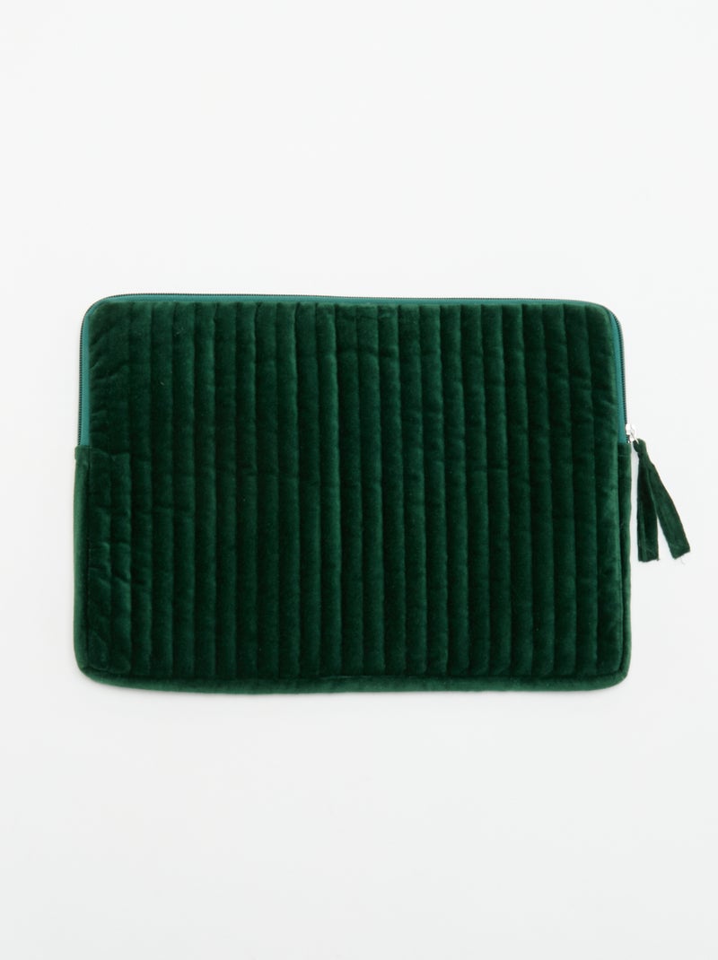 Laptop Sleeve (36x25 cm) - Kiabi Home Green - Kiabi