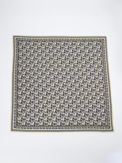 Large foulard carré - 100 x 100 cm - Kiabi