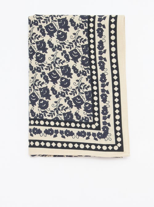 Large foulard carré - 100 x 100 cm - Kiabi