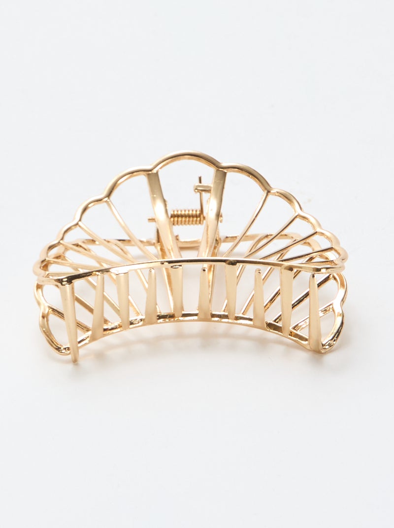Large Seashell-Shaped Hair Claw Yellow - Kiabi