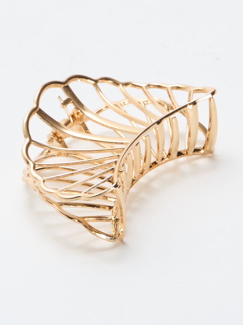 Large Seashell-Shaped Hair Claw Yellow - Kiabi