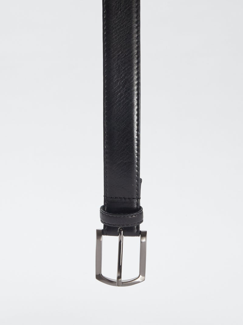 Ledergürtel SCHWARZ - Kiabi