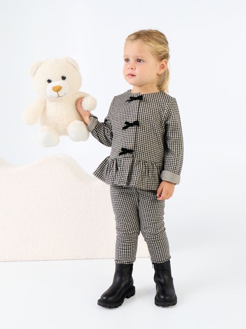 Legging aus gebürstetem Flanell - Kiabi